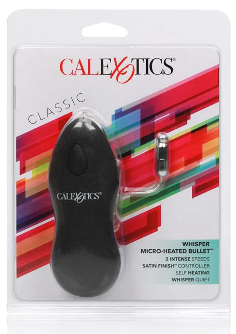 CalExotics Whisper Micro Heated Bullet with Wired Remote Control - Image 12