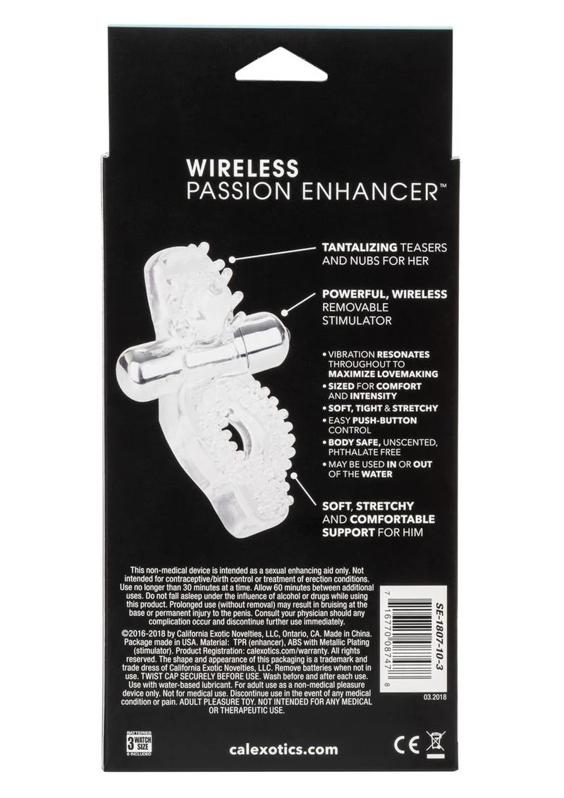CalExotics Wireless Passion Enhancer Vibrating Cock Ring - Image 3