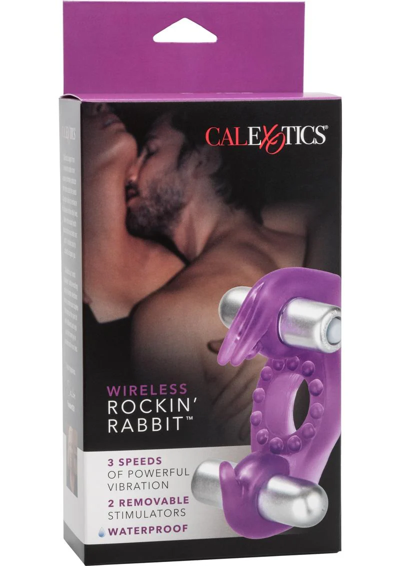 CalExotics Wireless Rockin Rabbit Vibrating Cock Ring - Image 4