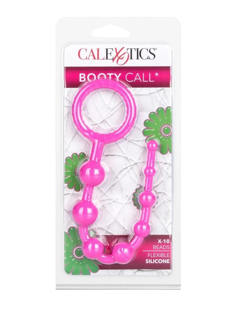 CALEXTICS Booty Call Purple Flexible Silicone Anal Beads - Image 10