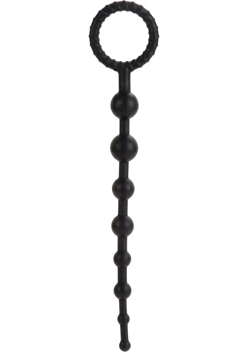 CALEXTICS Booty Call Purple Flexible Silicone Anal Beads - Image 7