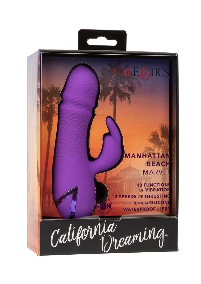 California Dreaming Manhattan Beach Marvel Rabbit Vibrator - Image 4