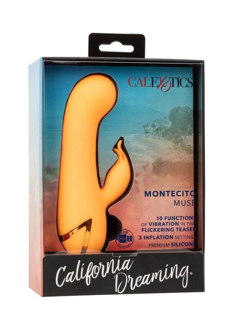 California Dreaming Montecito Muse Inflatable Rabbit Vibrator - Image 4