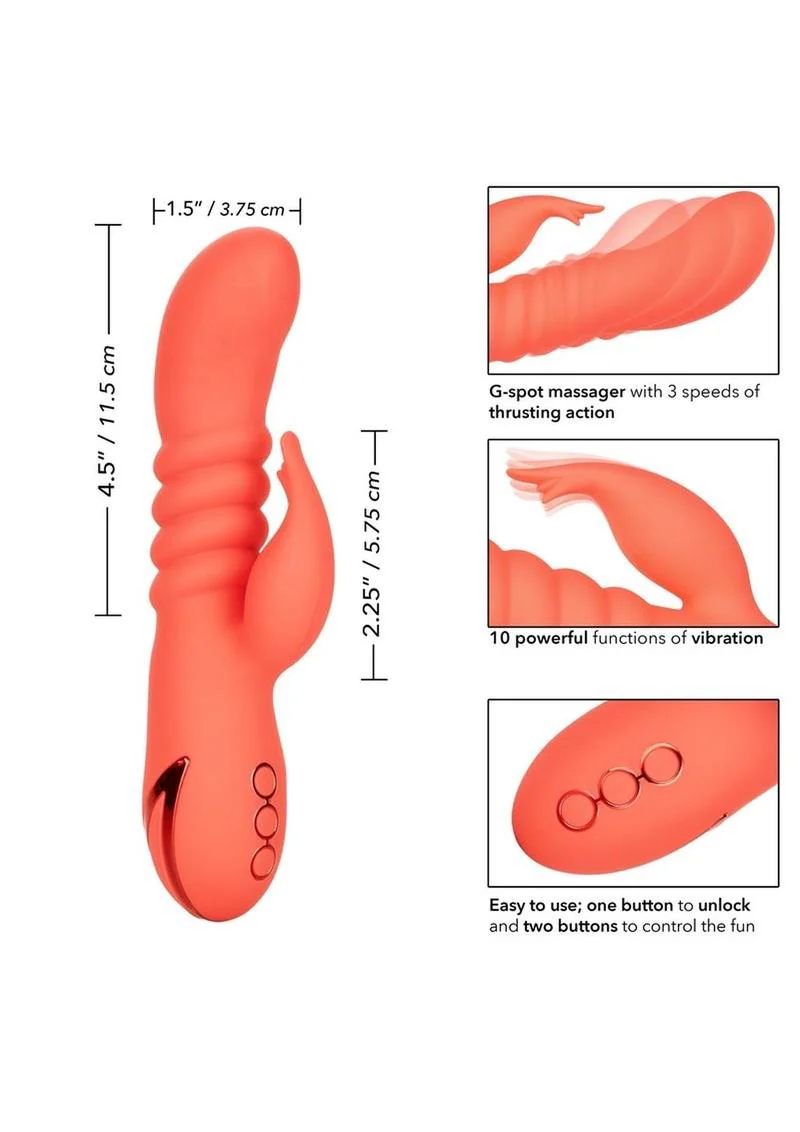 California Dreaming Orange County Cutie Rabbit Vibrator - Image 3