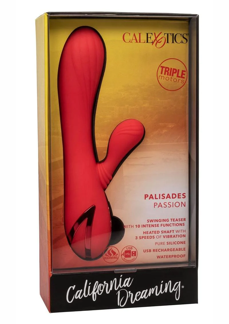 California Dreaming Palisades Passion Silicone Rabbit Vibrator - Image 4
