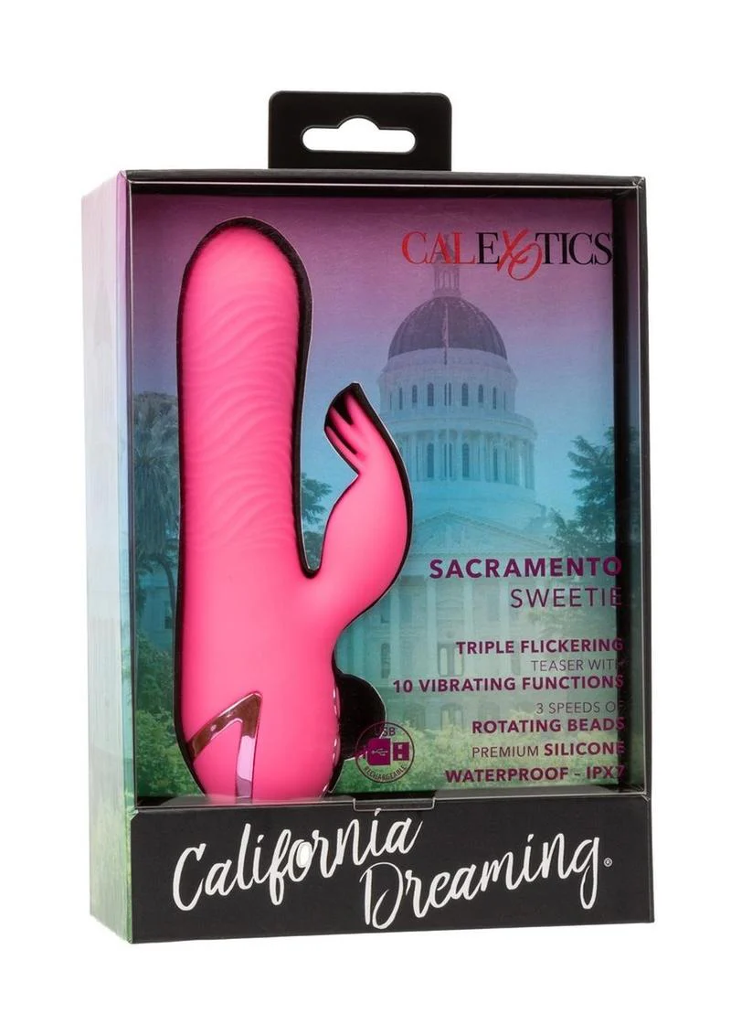 California Dreaming Sacramento Sweetie Silicone Dual Vibrator - Image 4