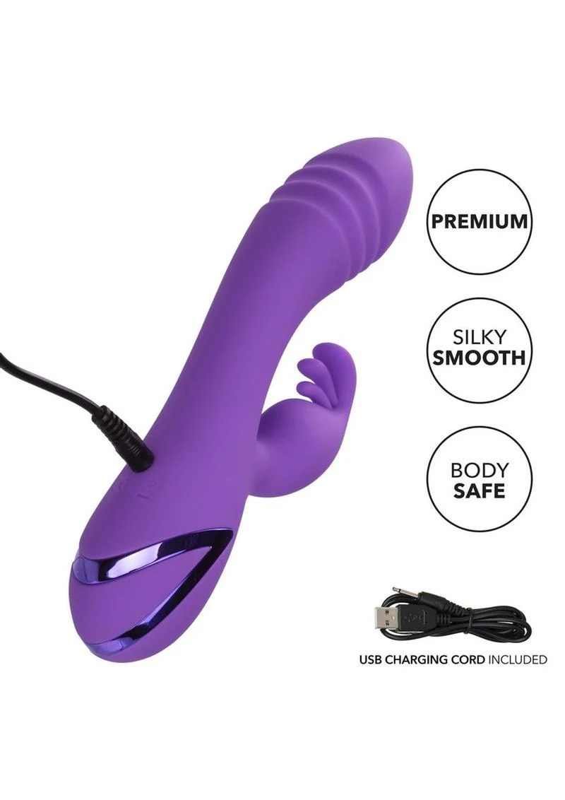 California Dreaming West Coast Wave Rider Silicone Rabbit Vibrator - Image 2