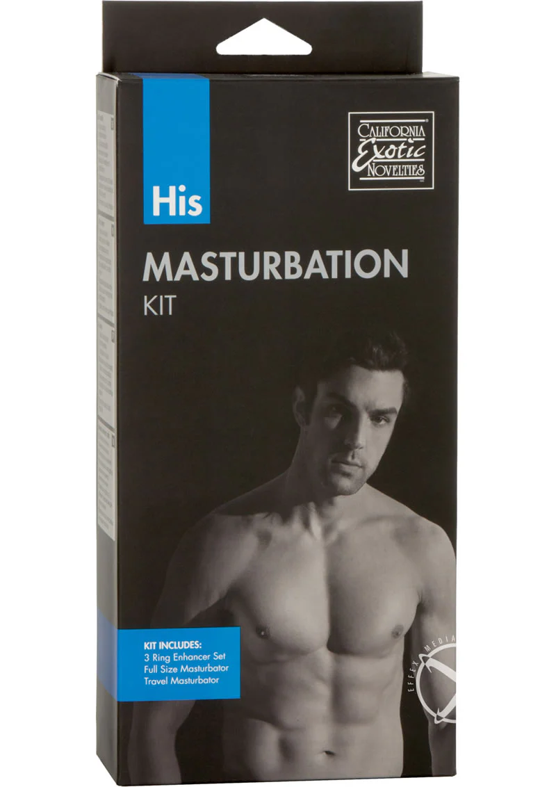 California Exotic His Masturbation Kit With Enhancer Rings - Image 4
