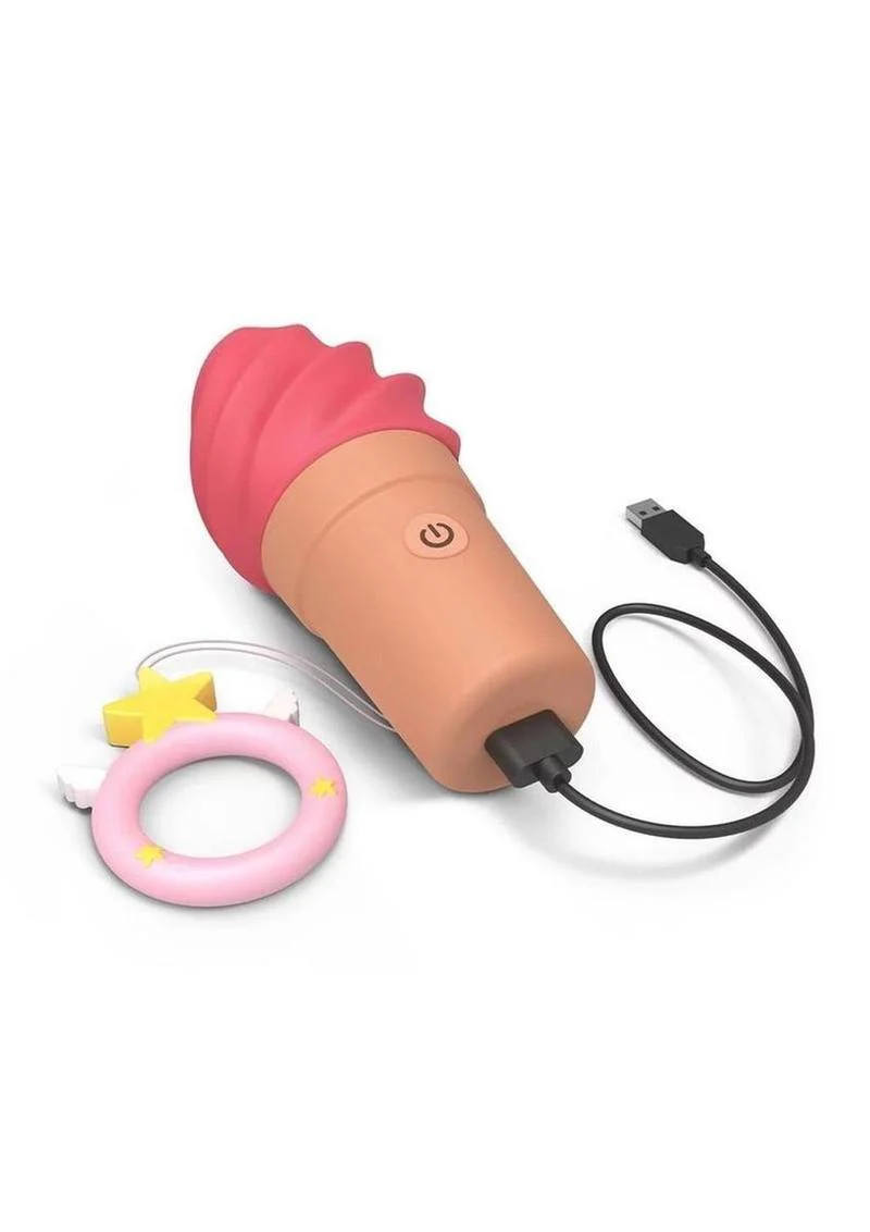Cand’Ice Raspberry Jolly Rechargeable Clitoral Stimulator - Image 2
