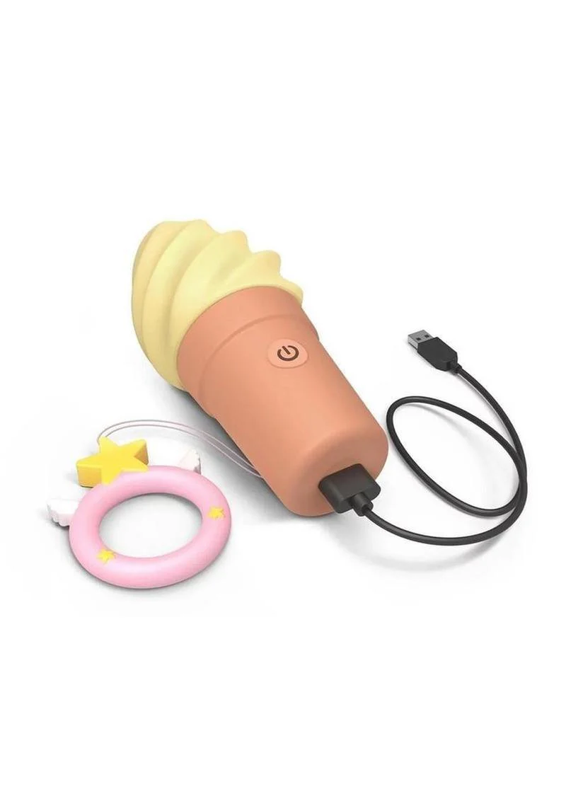 Cand'Ice Vanilla Pop Rechargeable Silicone Clitoral Stimulator - Image 2