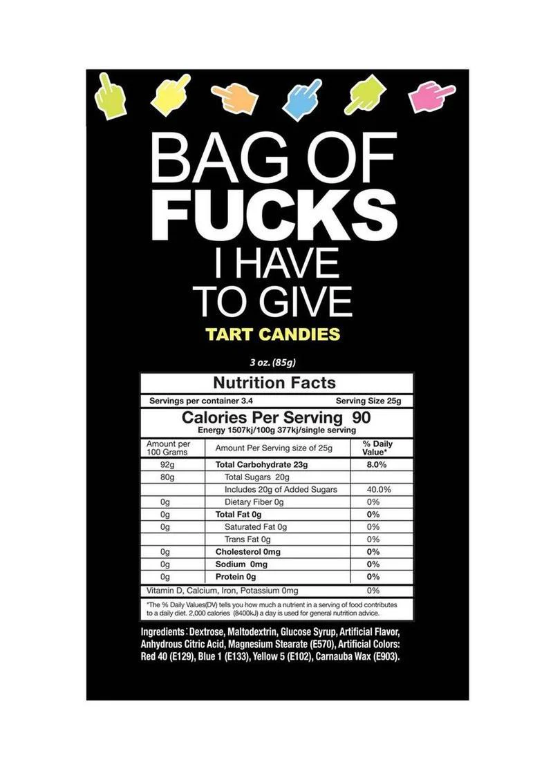 Candyprints Bag of Fucks I Have to Give 25 Fun Pack - Image 3