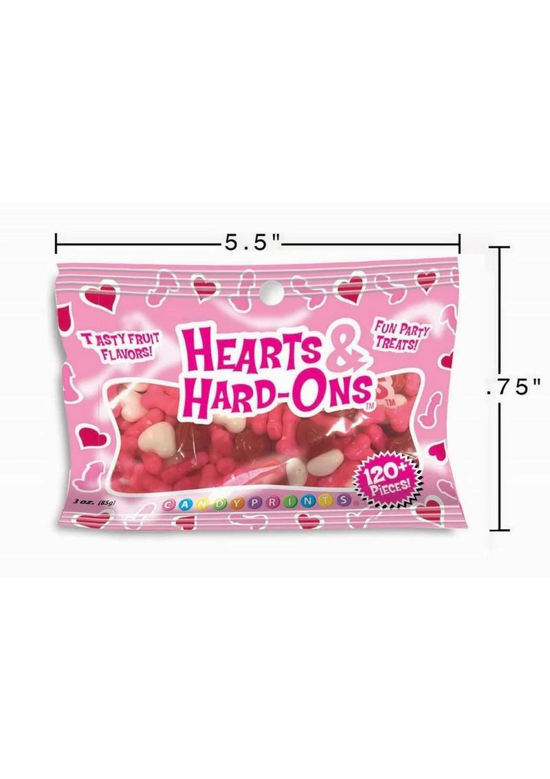 CandyPrints Hearts And Hard Ons Candy Fruit Flavors - Image 3