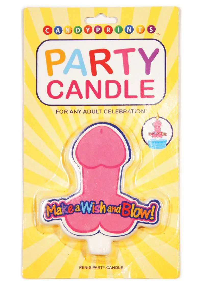 CandyPrints Penis Party Candle Fun Celebration Candle - Image 2