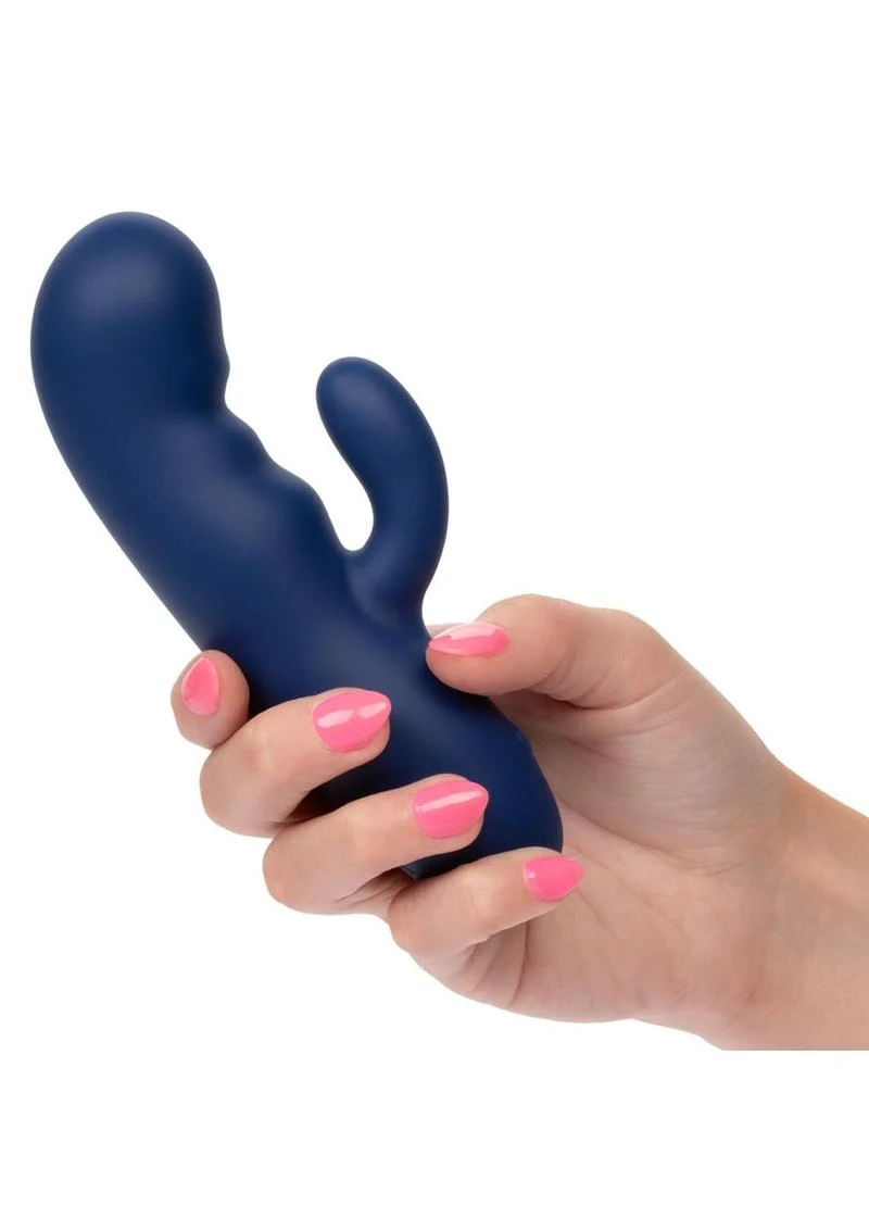 Cashmere Silk Duo Rechargeable Silicone Rabbit Vibrator - Image 3