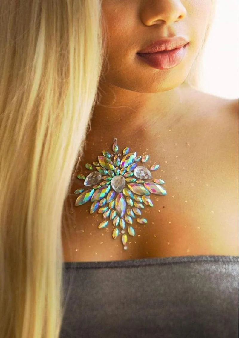 Celestial Clear Body Jewel Sticker - Image 2
