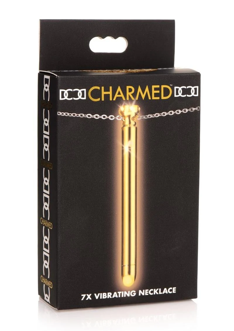 Charmed 7X Vibrating Necklace Gold - Image 12