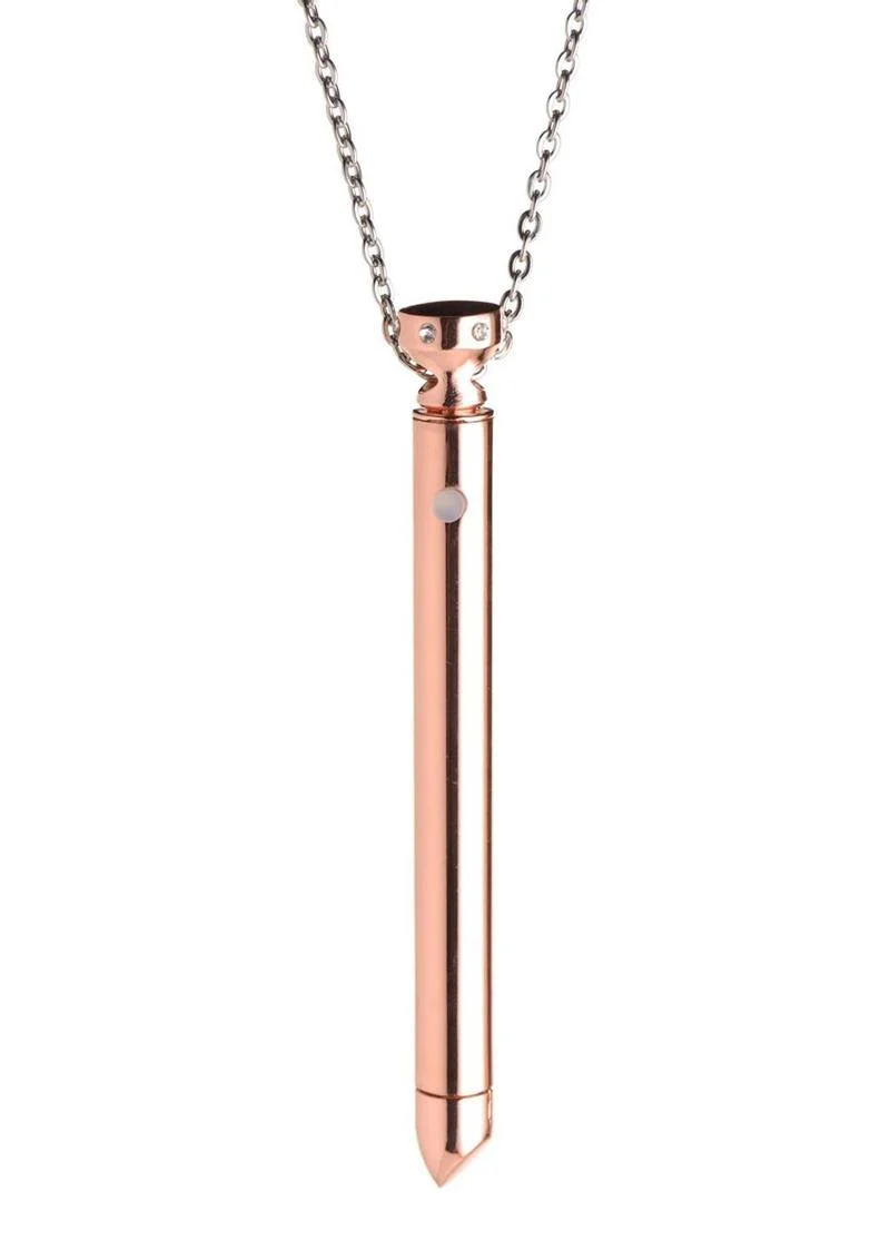 Charmed 7X Vibrating Necklace Gold - Image 4