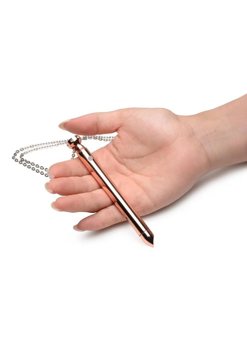 Charmed 7X Vibrating Necklace Gold - Image 5