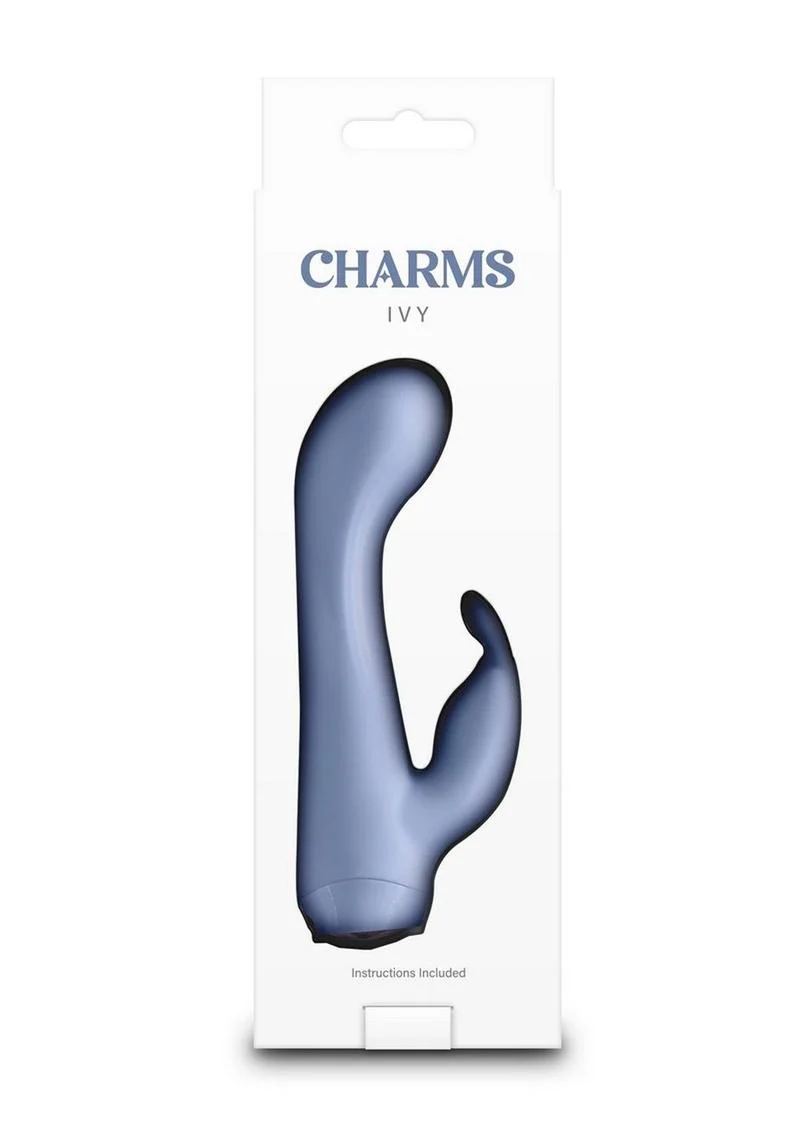 Charms Ivy Rechargeable Silicone Rabbit Vibrator - Image 7
