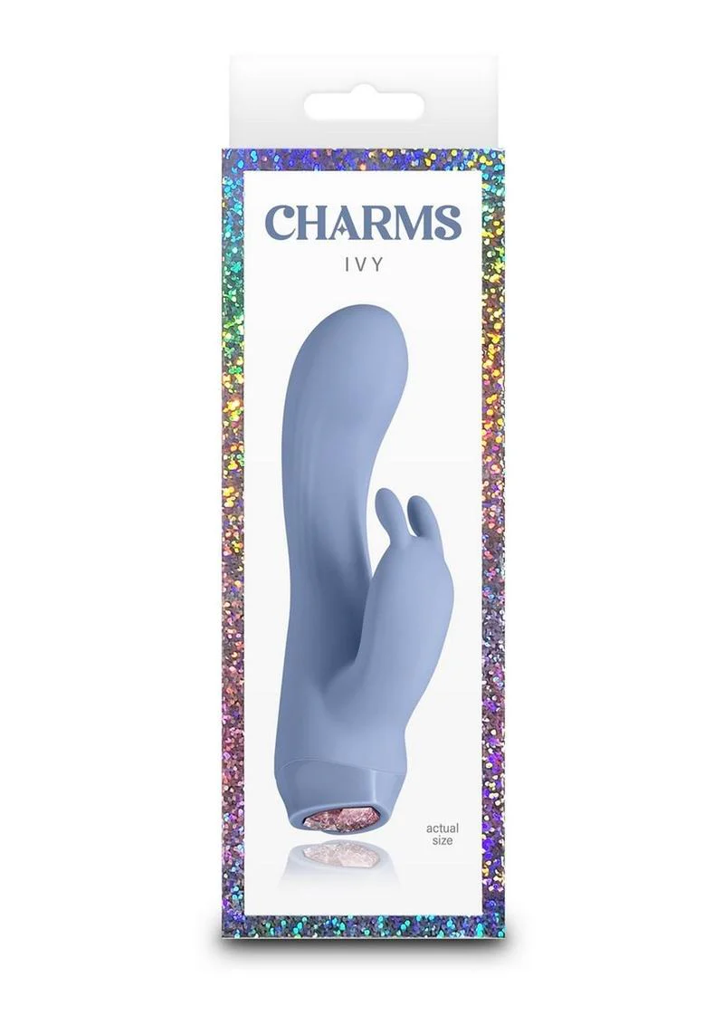 Charms Ivy Rechargeable Silicone Rabbit Vibrator - Image 8