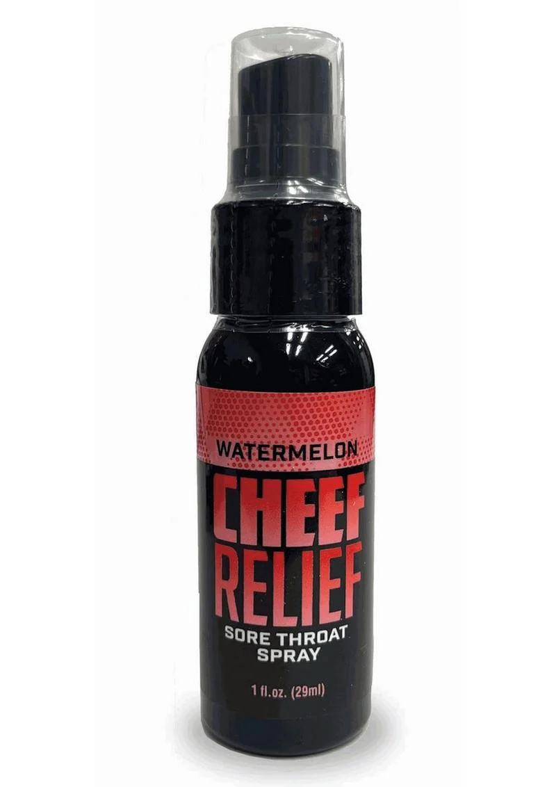 Cheef Relief Watermelon Sore Throat Spray 1oz Fast Relief