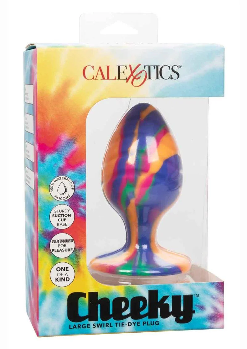 Cheeky Large Swirl Tie-Dye Silicone Plug - Image 7