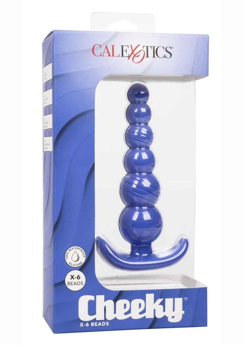 Cheeky X-6 Beads Silicone Anal Probe - Image 4