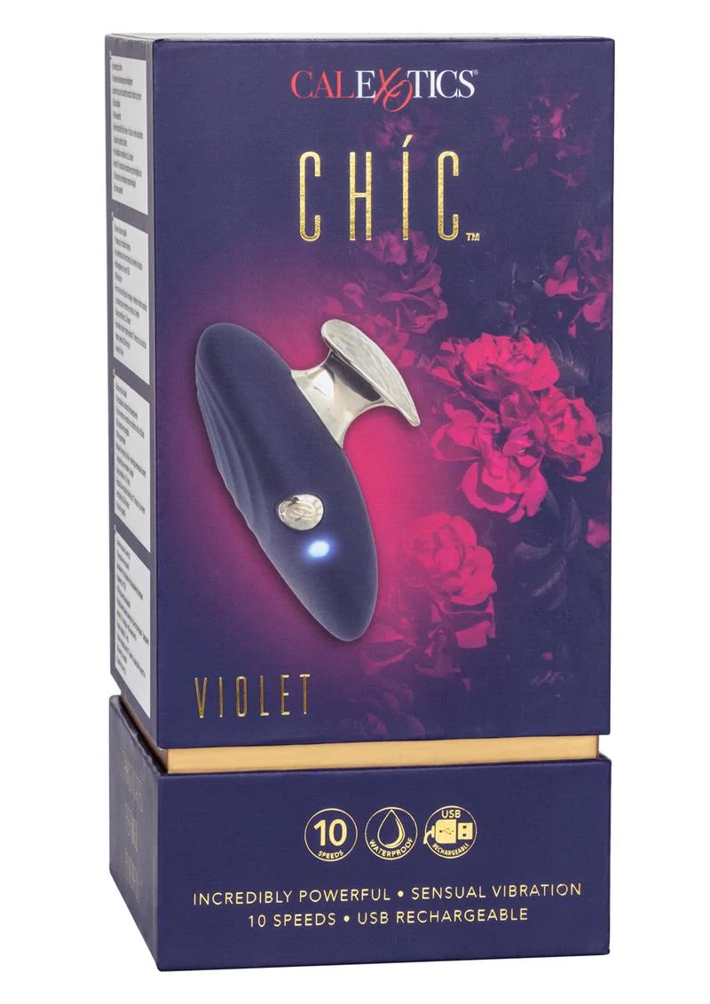 Chic Violet Rechargeable Massager - Image 4