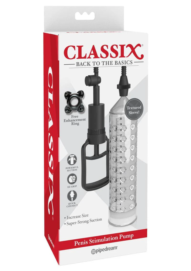 Classix Powerful Suction And Stimulation Penis Pump - Image 2