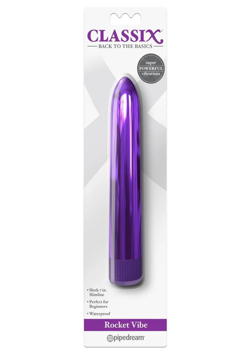Classix Rocket Sleek Waterproof Vibrator - Image 6