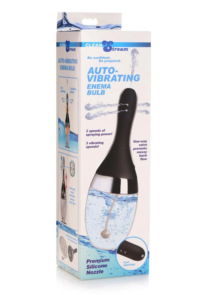Clean Stream Auto Vibrating Silicone Enema Bulb - Image 3