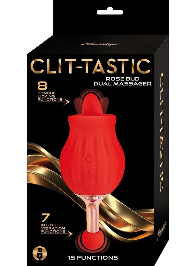Clit-Tastic Rose Bud Dual Massager - Image 7