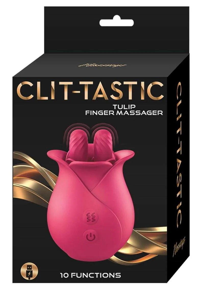 Clit-Tastic Tulip Finger Massager Clitoral Vibrator - Image 6