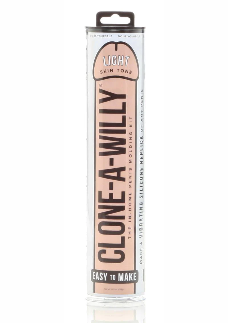 Clone-A-Willy Medium Skin Tone Silicone Dildo Molding Kit with Vibrator - Image 8