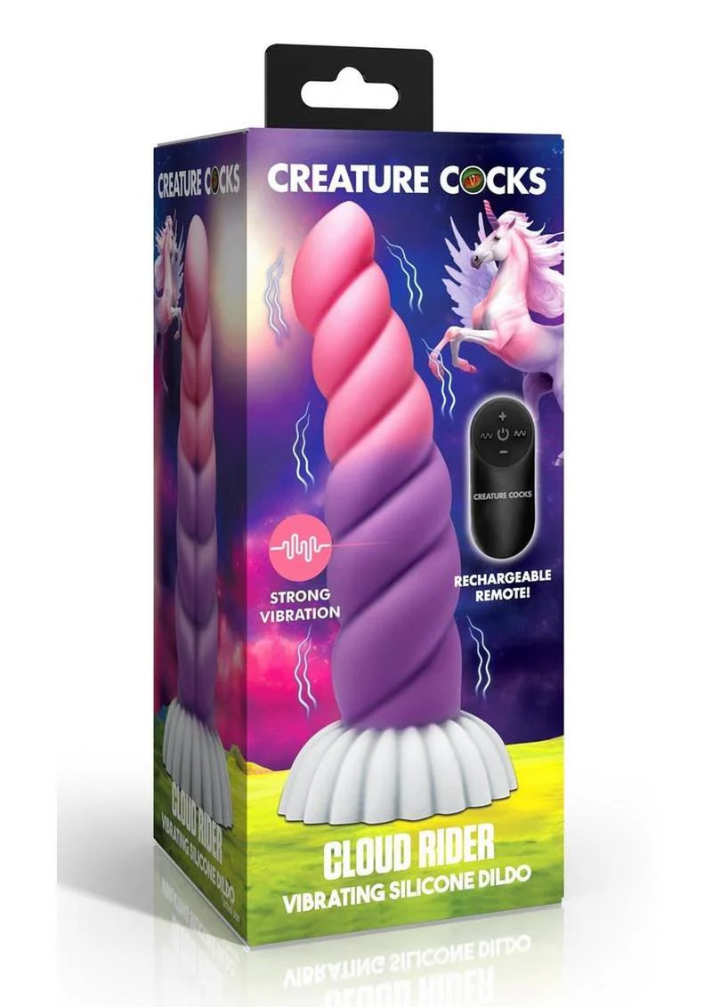 Cloud Rider Vibrating Unicorn Dildo - Image 4