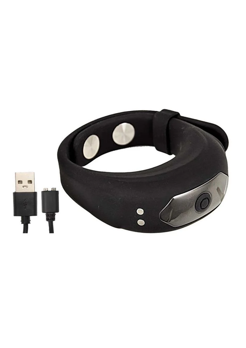 CockPower Adjustable Belt Ring Rechargeable Silicone Cock Ring - Image 3