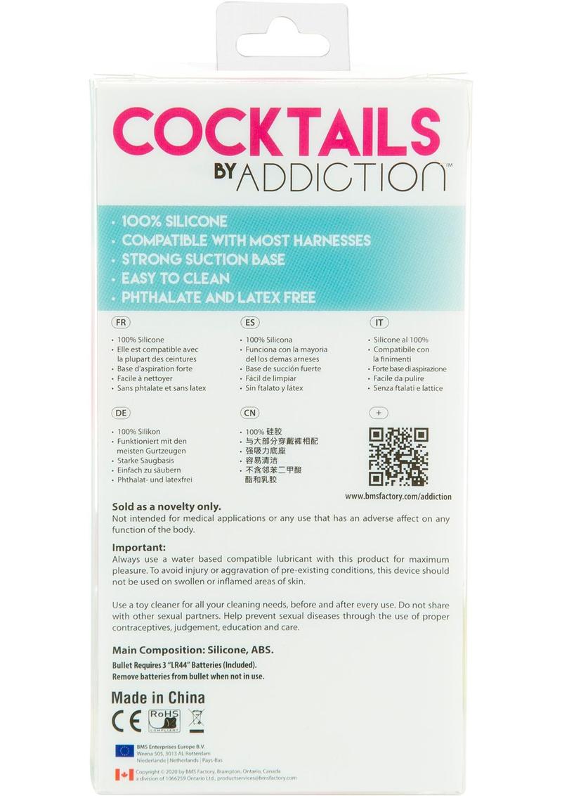 Cocktails by Addiction Vibrating Silicone Dildo - Image 6