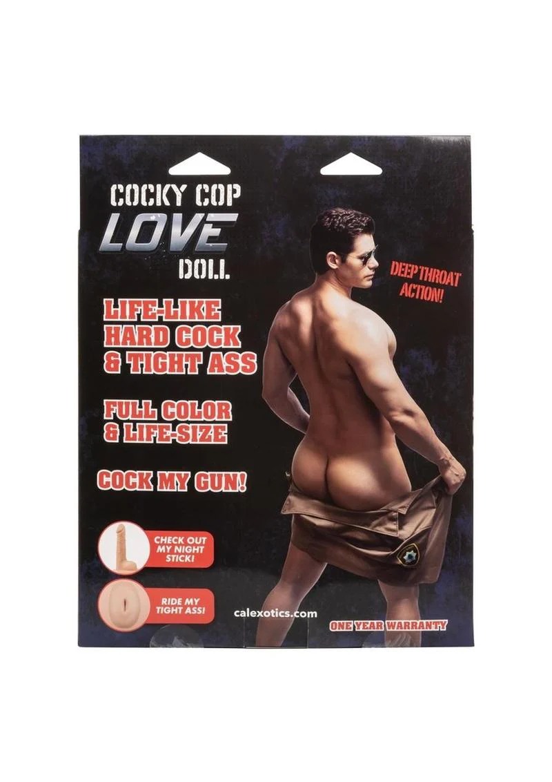 Cocky Cop Love Doll Life-Size Inflatable Police Fantasy - Image 3