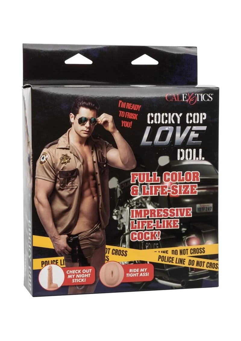 Cocky Cop Love Doll Life-Size Inflatable Police Fantasy - Image 4