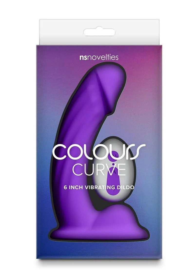 Colours Curve Silicone Vibrating Dildo - Image 10
