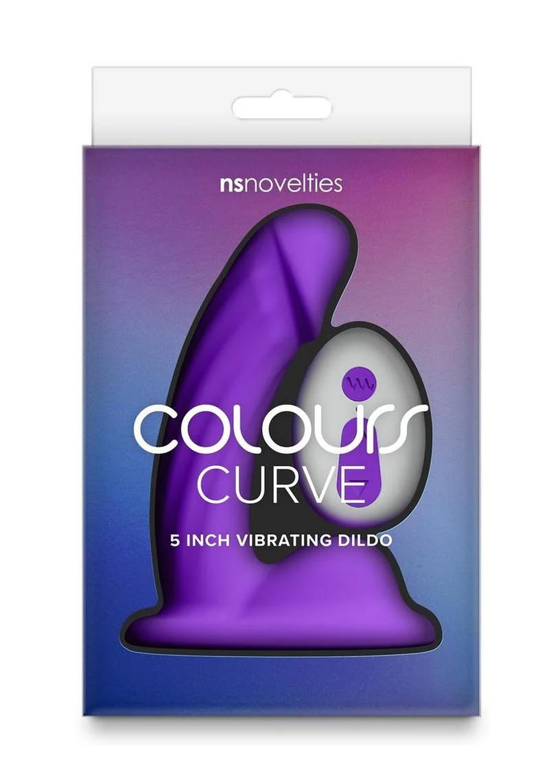 Colours Curve Silicone Vibrating Dildo - Image 11