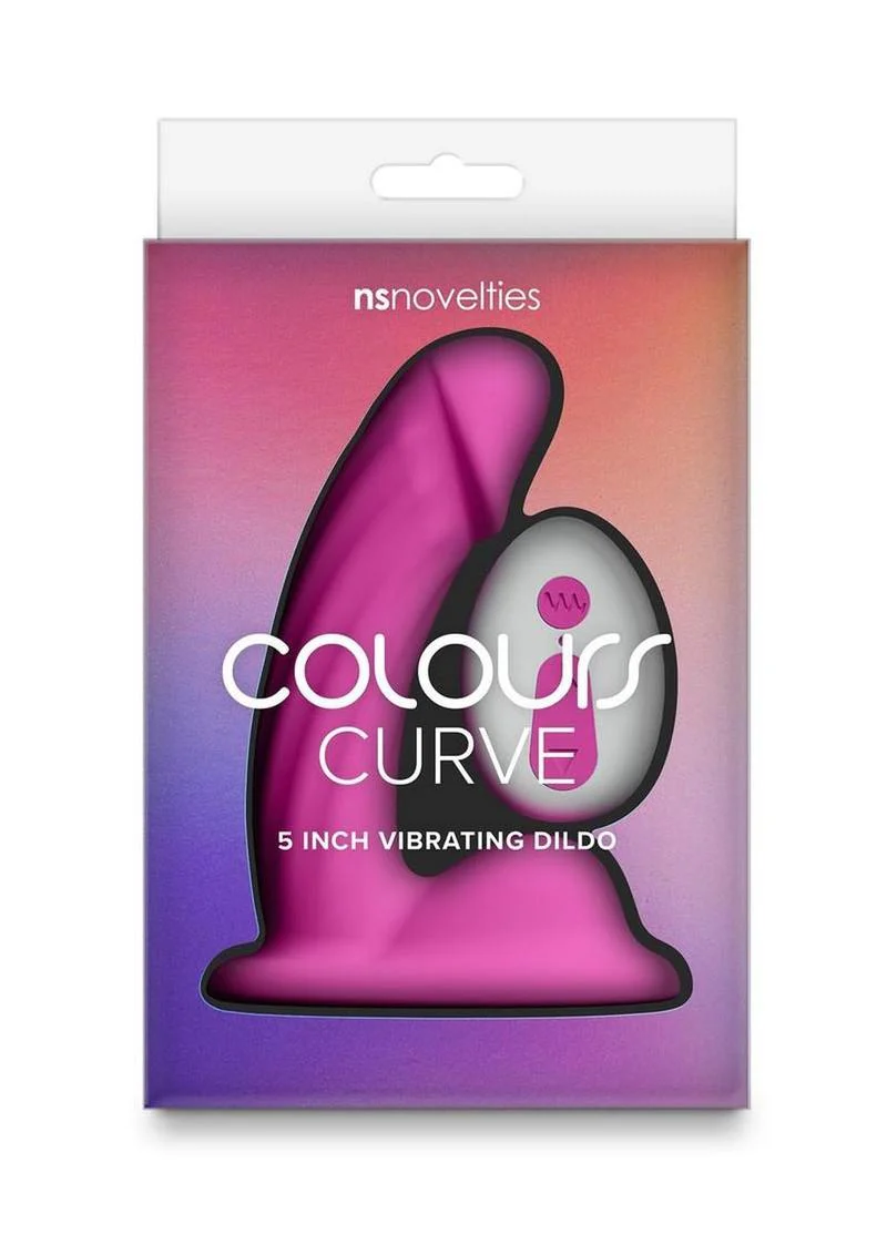 Colours Curve Silicone Vibrating Dildo - Image 12