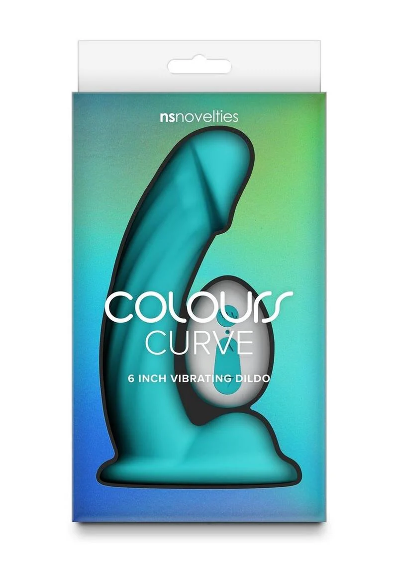 Colours Curve Silicone Vibrating Dildo - Image 9