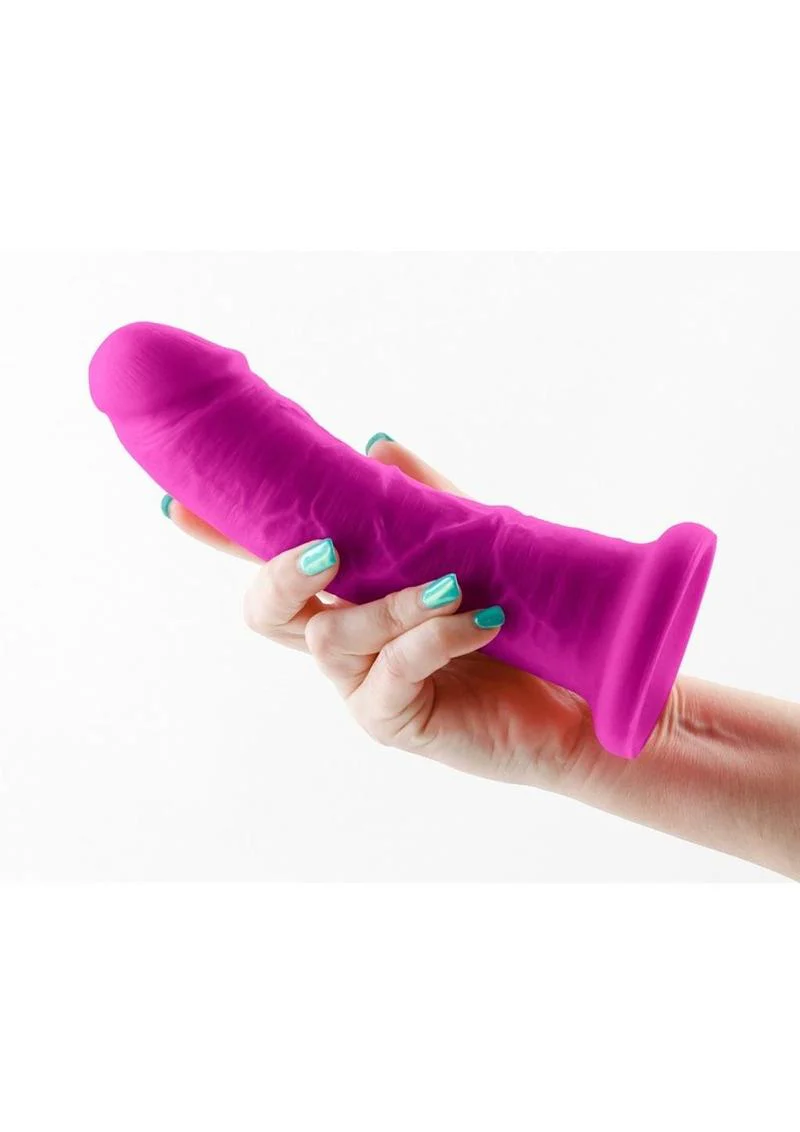 Colours Dual Density Girth Silicone Dildo - Image 4