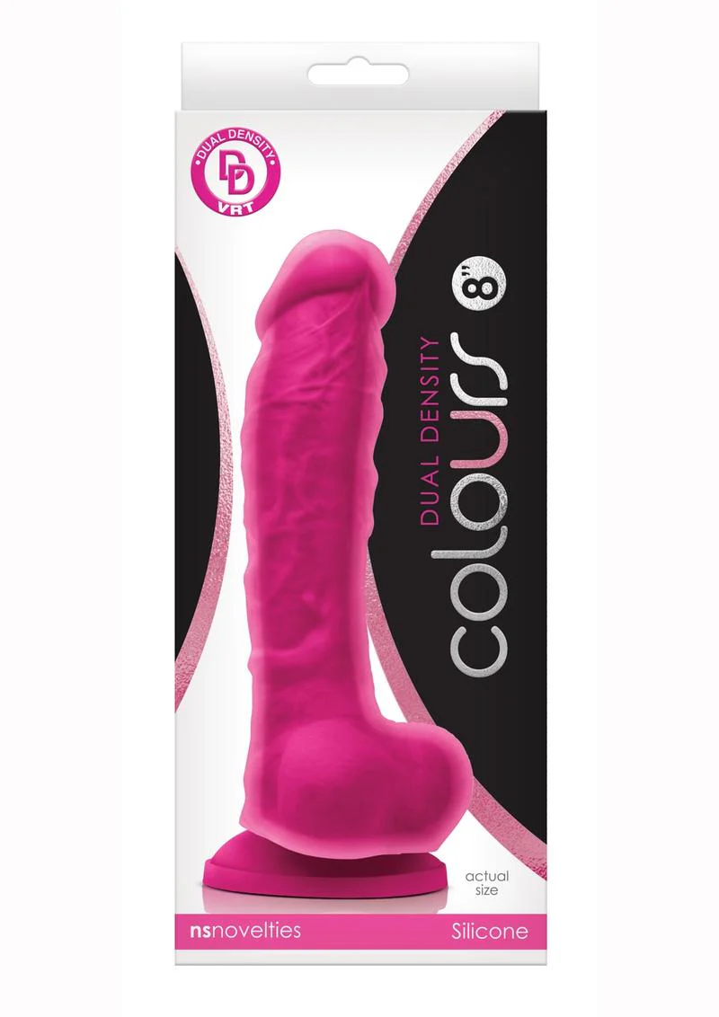 Colours Dual Density Silicone Dildo - Image 22