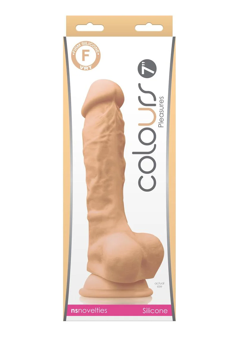 Colours Pleasures Realistic Textured Silicone Dildo - Image 10