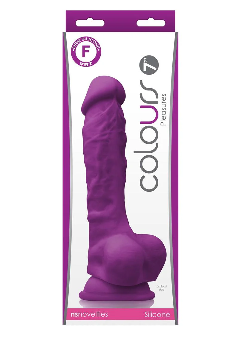 Colours Pleasures Realistic Textured Silicone Dildo - Image 8