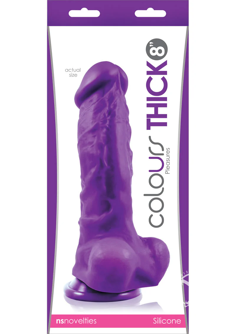 Colours Pleasures Silicone Thick Dildo - Image 6