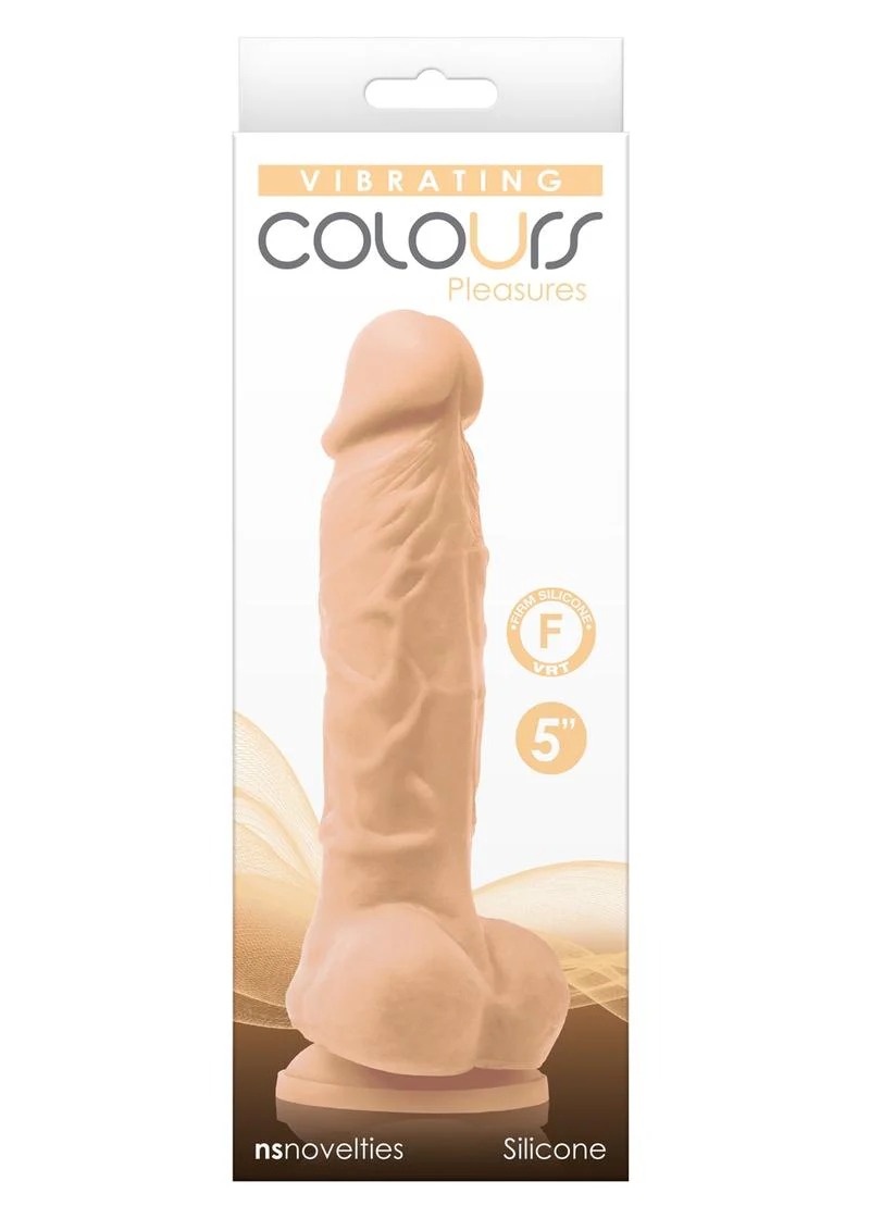 Colours Pleasures Vibrating Dildo with Balls - Image 20