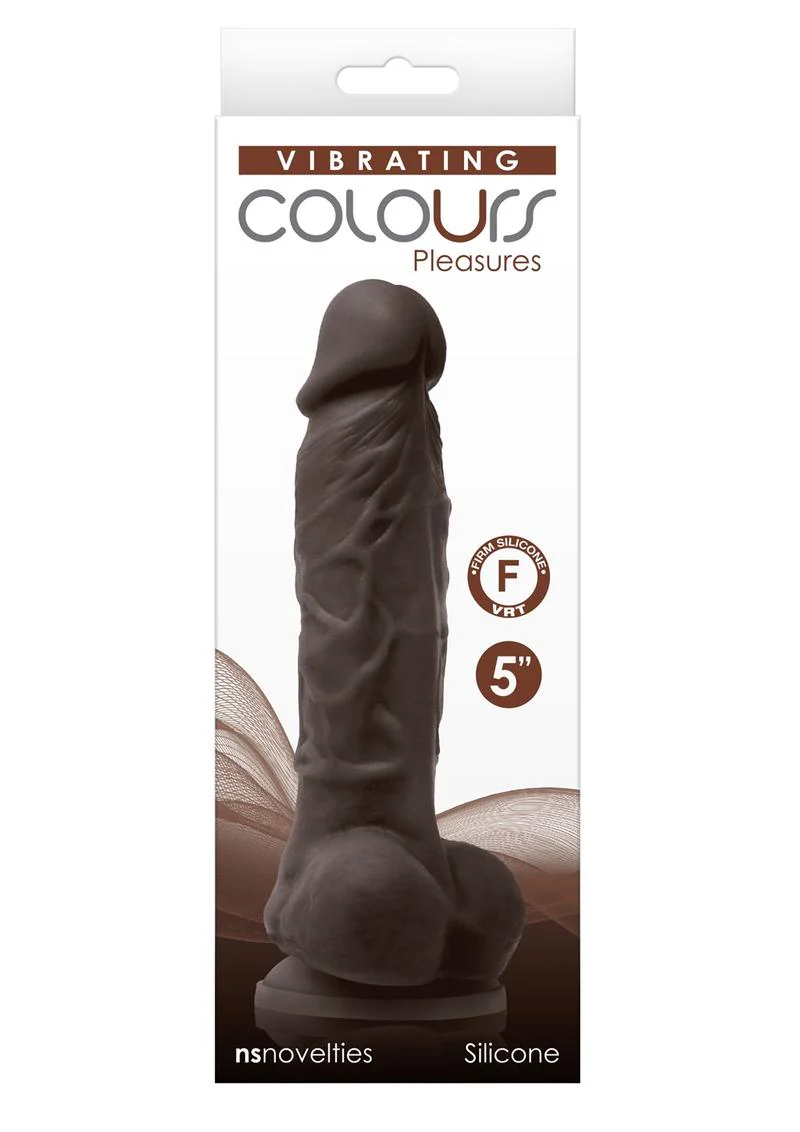 Colours Pleasures Vibrating Dildo with Balls - Image 24